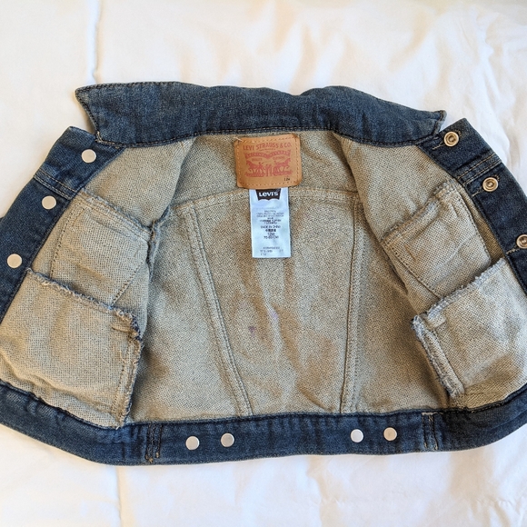 NWT Levi's girl Denim Trucker Jacket size 12 months - Picture 9 of 10